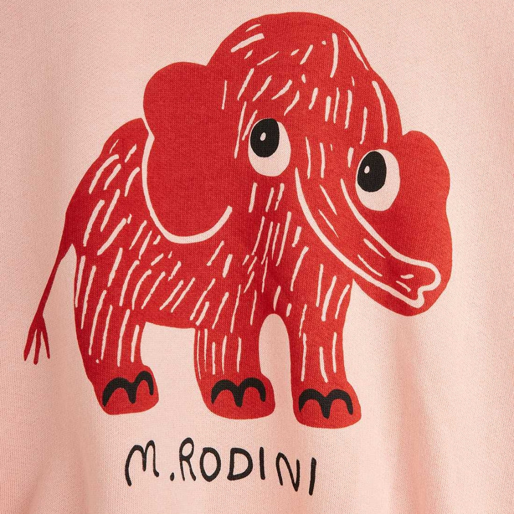 Mini Rodini Bluza dla dzieci Mammoth Pink