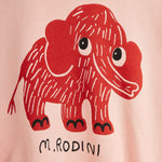 Mini Rodini Bluza dla dzieci Mammoth Pink
