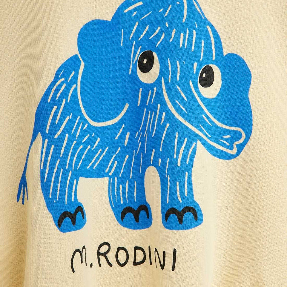 Mini Rodini Bluza dla dzieci Mammoth Offwhite