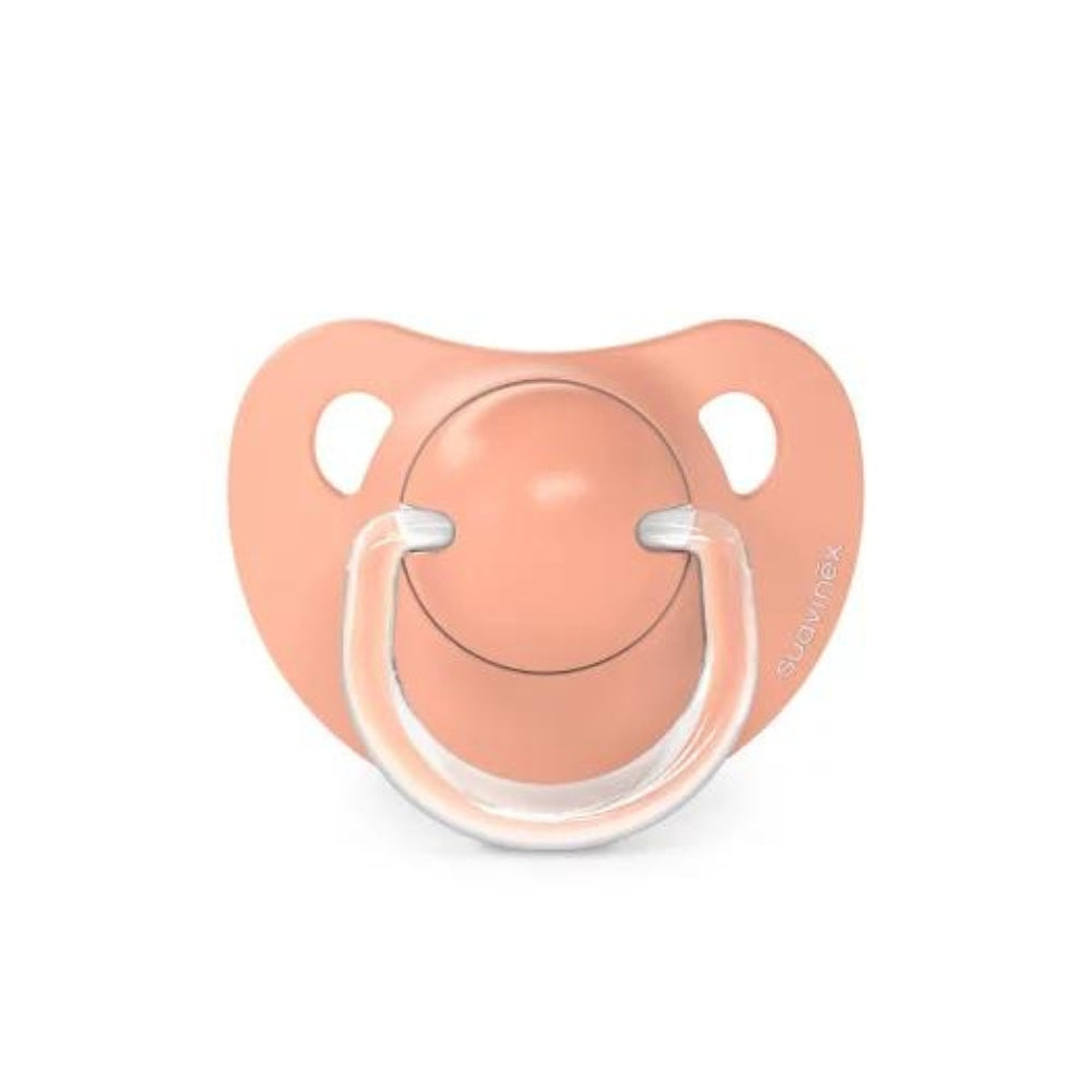 Suavinex Smoczek anatomiczny silikonowy dla niemowlaka Dreams brzoskwiniowy 2szt. 6-18m