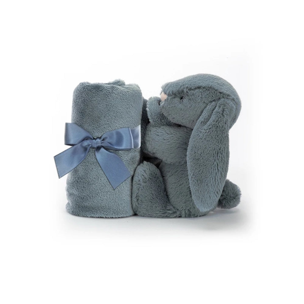 Jellycat Przytulanka dla niemowlaka Króliczek szmatka Dżinsowa 34cm