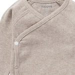 Noppies Koszulka dla niemowlaka z długim rękawem Nanyuki Taupe Melange