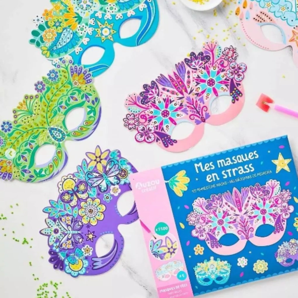 Auzou DIY maski dla dzieci z brylancikami