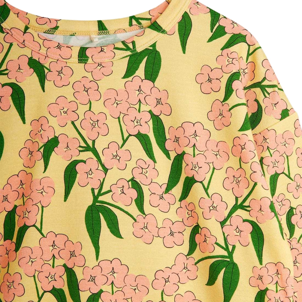 Mini Rodini Koszulka dla dzieci z długim rękawem Alpine flowers