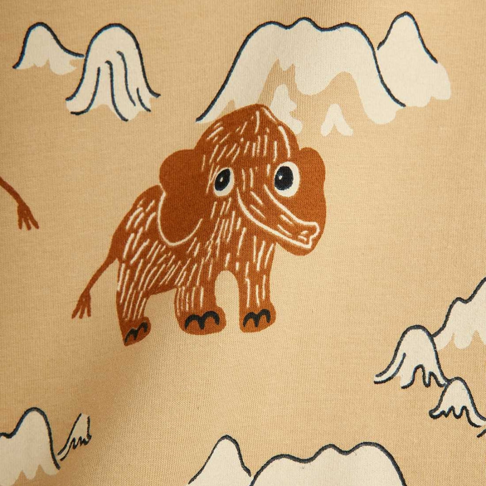 Mini Rodini Koszulka dla dzieci Mammoth