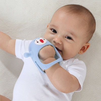 Smily Mia Gryzak dla niemowląt Pingwin Light Blue