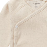 Noppies Koszulka dla niemowlaka z długim rękawem Nanyuki Oatmeal Melange