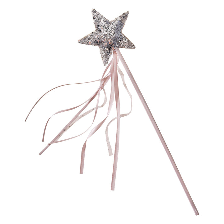Gingerray Różdżka dla dziewczynki w kształcie srebrnej gwiazdy