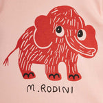 Mini Rodini Koszulka dla dzieci Mammoth pink