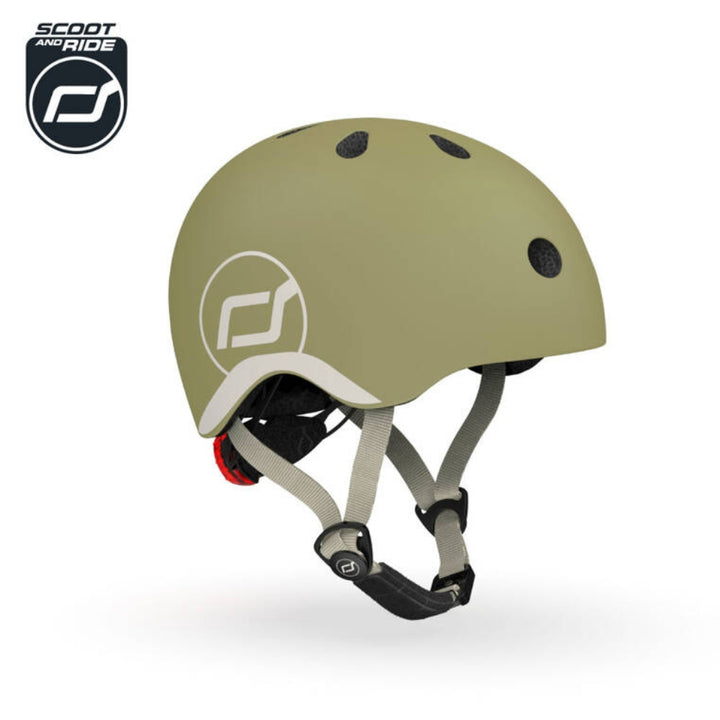 Scootandride Kask dla dzieci XXS-S 1-5 lat Olive