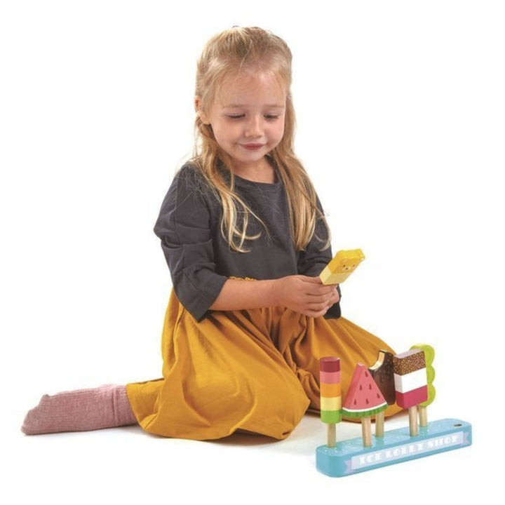 Tender Leaf Toys Lodziarnia dla dzieci z lodami na patyku