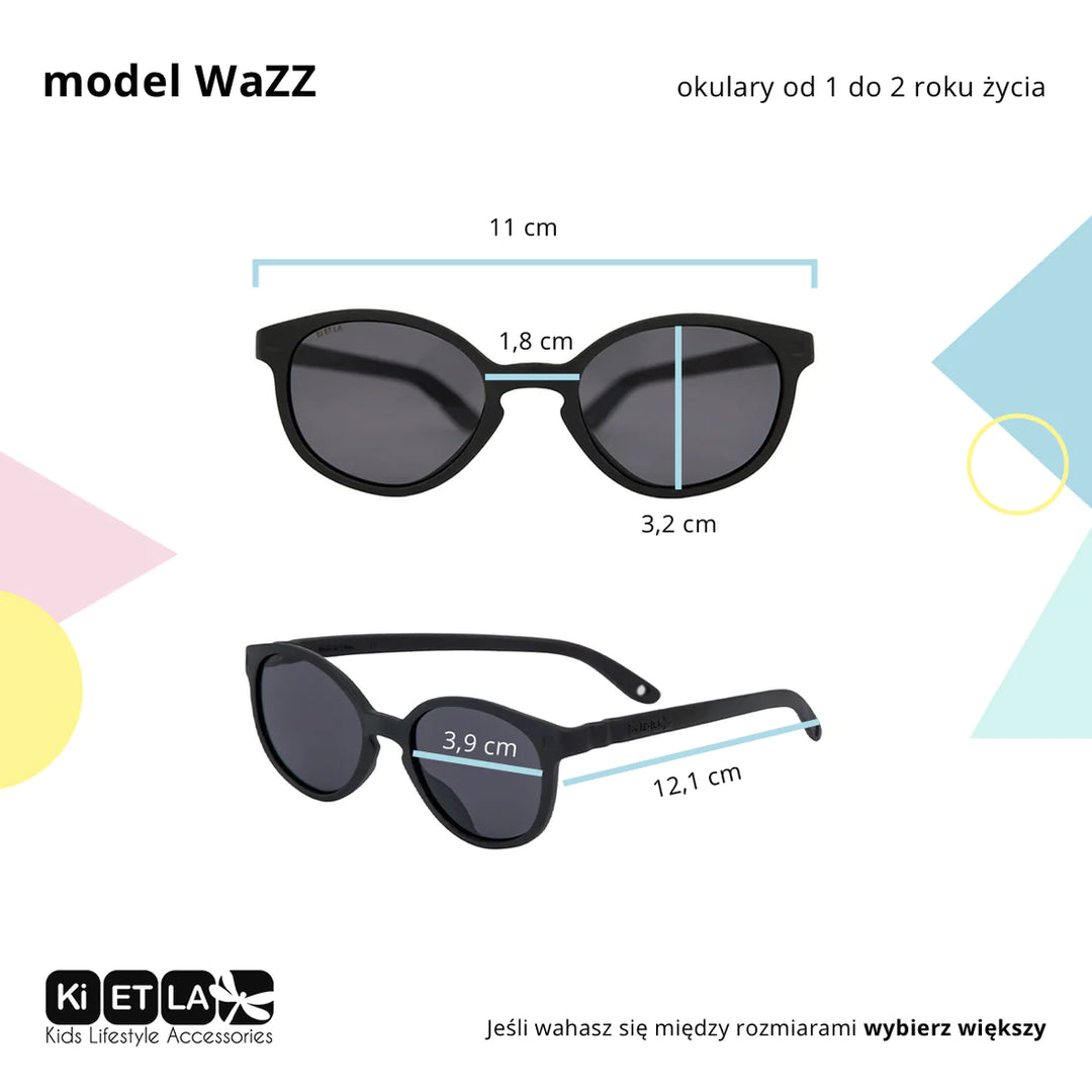 Kietla Okulary przeciwsłoneczne dla dzieci WaZZ Ivory 1-2 lat