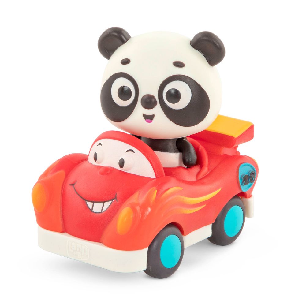 B. Toys Zestaw 3 miękkich autek sensorycznych z pasażerami Odgłosy i światło