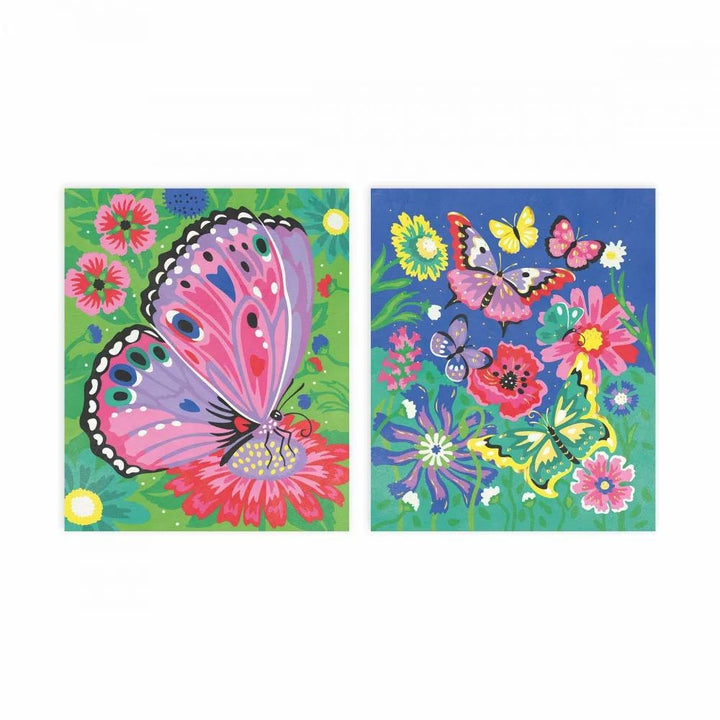 Janod Zestaw artystyczny dla dzieci Malowanie po numerach Motyle