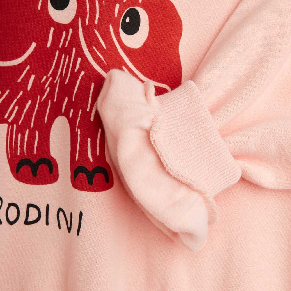 Mini Rodini Bluza dla dzieci Mammoth Pink