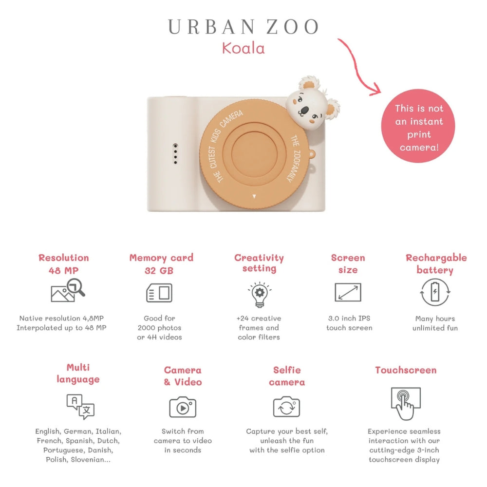 The ZooFamily Aparat dla dzieci Urban Zoo Koala