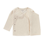 Noppies Koszulka dla niemowlaka z długim rękawem Nanyuki Oatmeal Melange