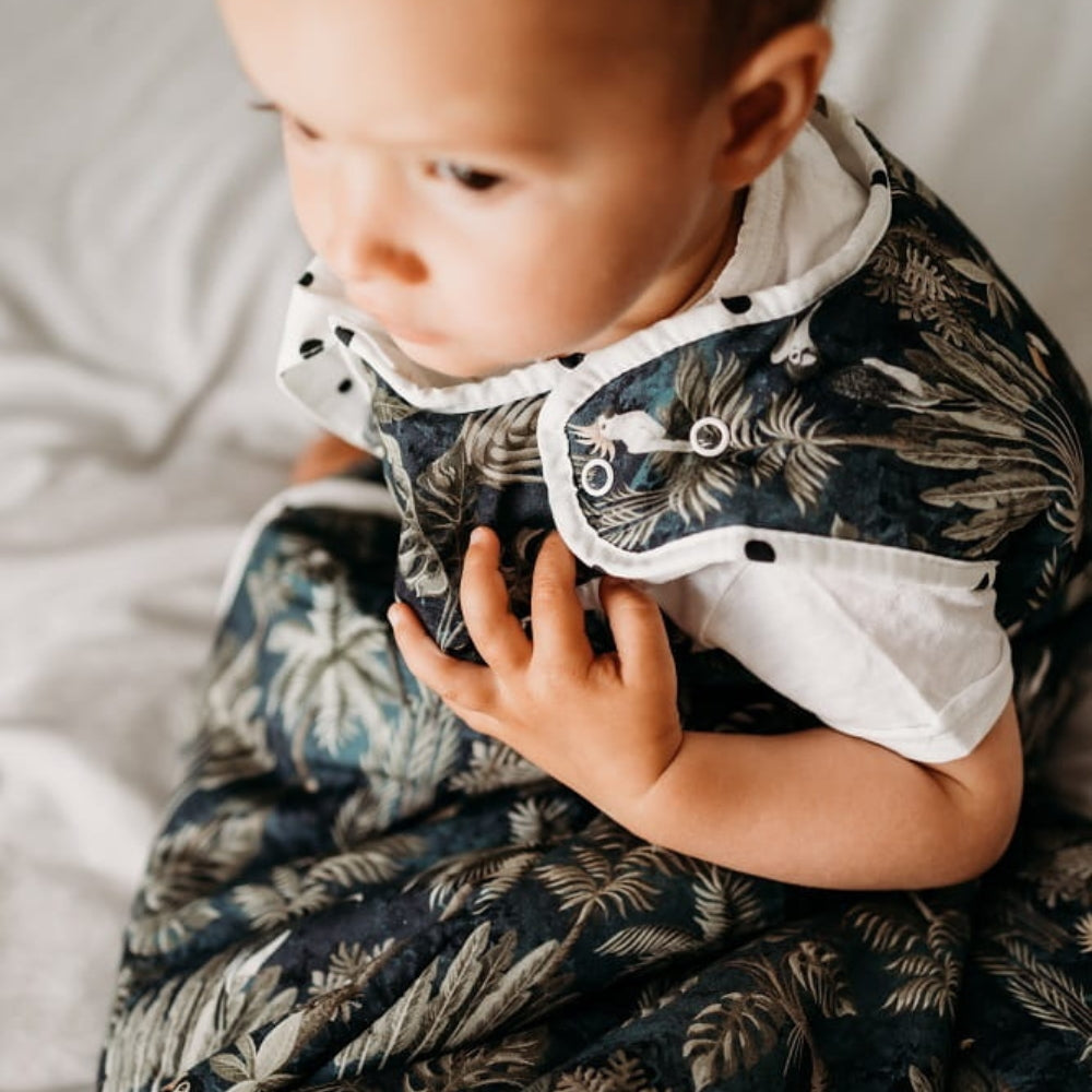 Sleepee Śpiworek do spania Grow Up Vintage Animals Sky Blue