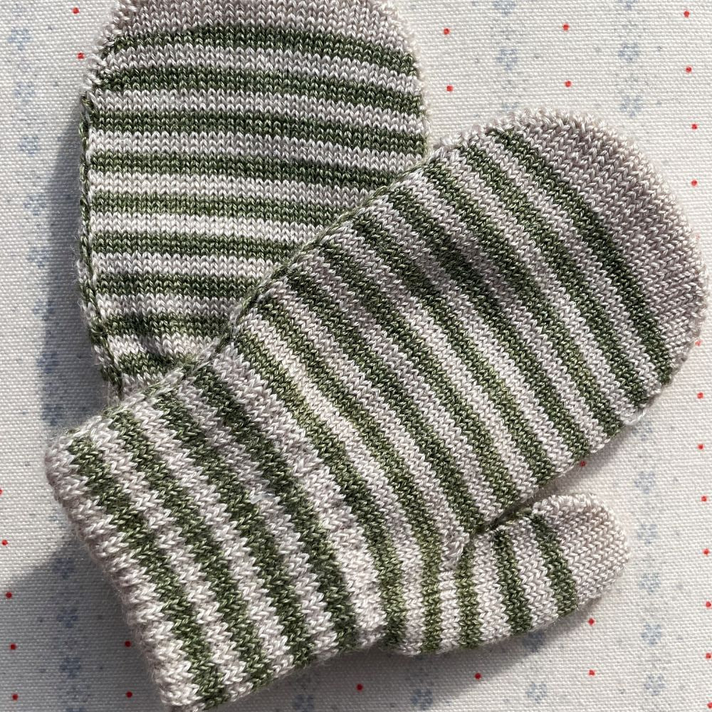 Konges Slojd Rękawiczki dla dzieci Lemon Stripe 2 Pak