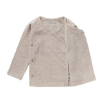 Noppies Koszulka dla niemowlaka z długim rękawem Nanyuki Taupe Melange