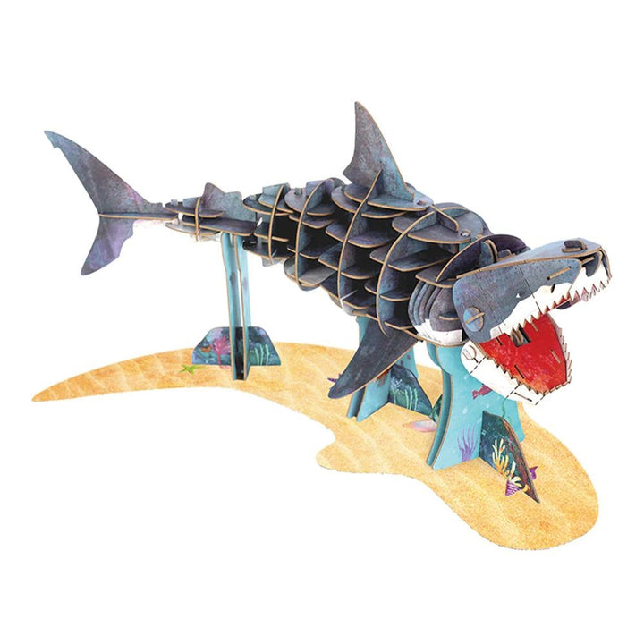 mierEdu Puzzle 3D dla dzieci Żarłacz biały