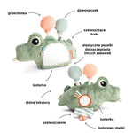 Done by Deer Lusterko Stojące dla niemowlaka Croco Green