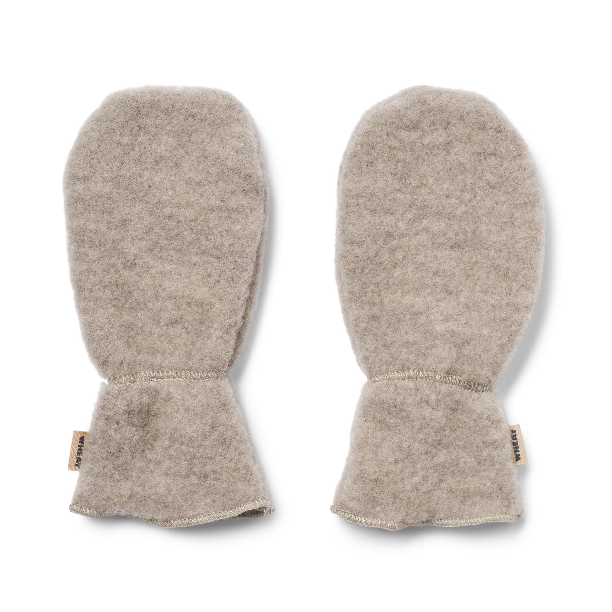 Wheat Wełniane rękawice dla dzieci Fleece Miitens Jay Khaki Melange