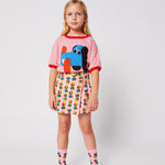Bobo Choses Sztruksowa spódniczka mini Dices all over Pink
