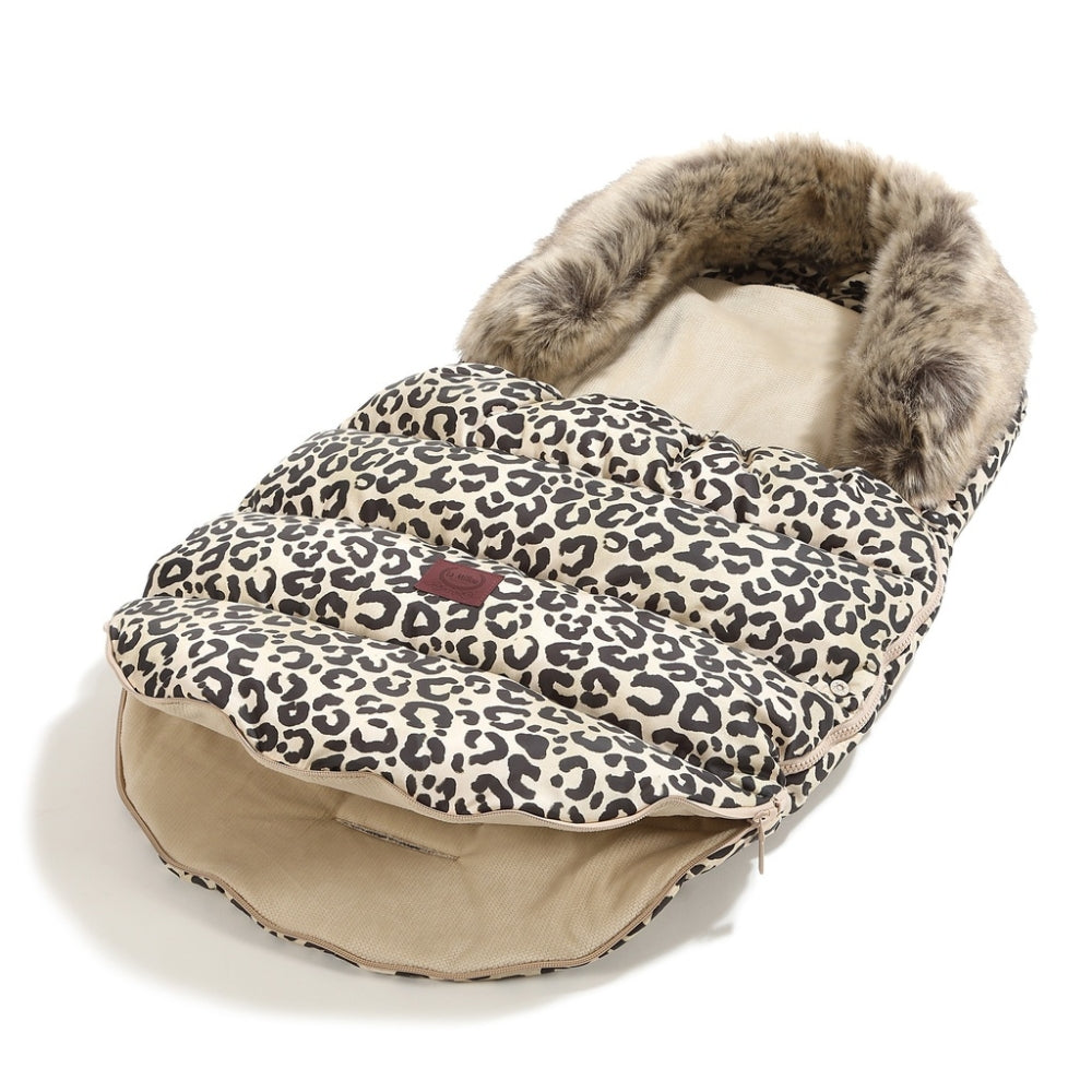 La Millou Śpiworek do wózka Combo Multi Leopard Cream
