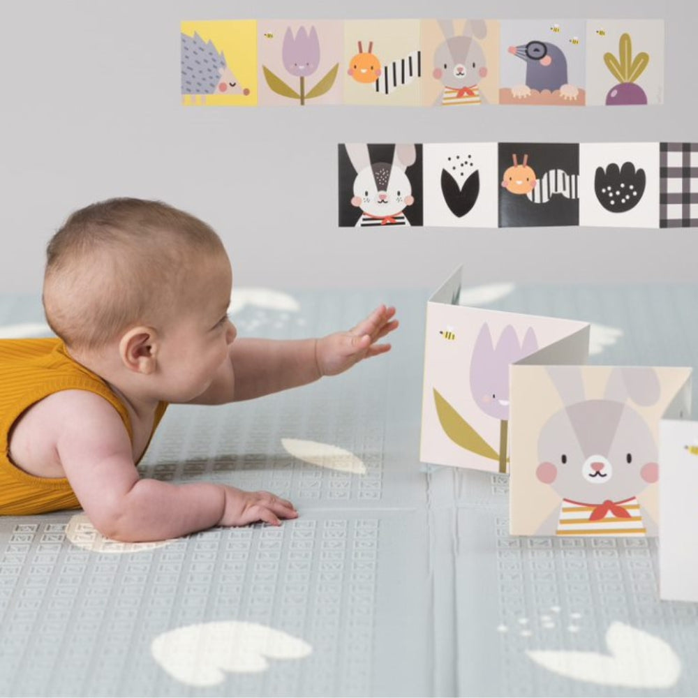 Taf Toys Dwustronna Mata Piankowa dla niemowląt Urban Garden 150x200 cm
