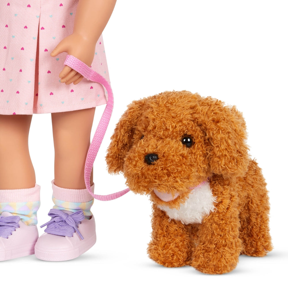 Our Generation Akcesoria dla lalki maskotka pies Pudel w torebce