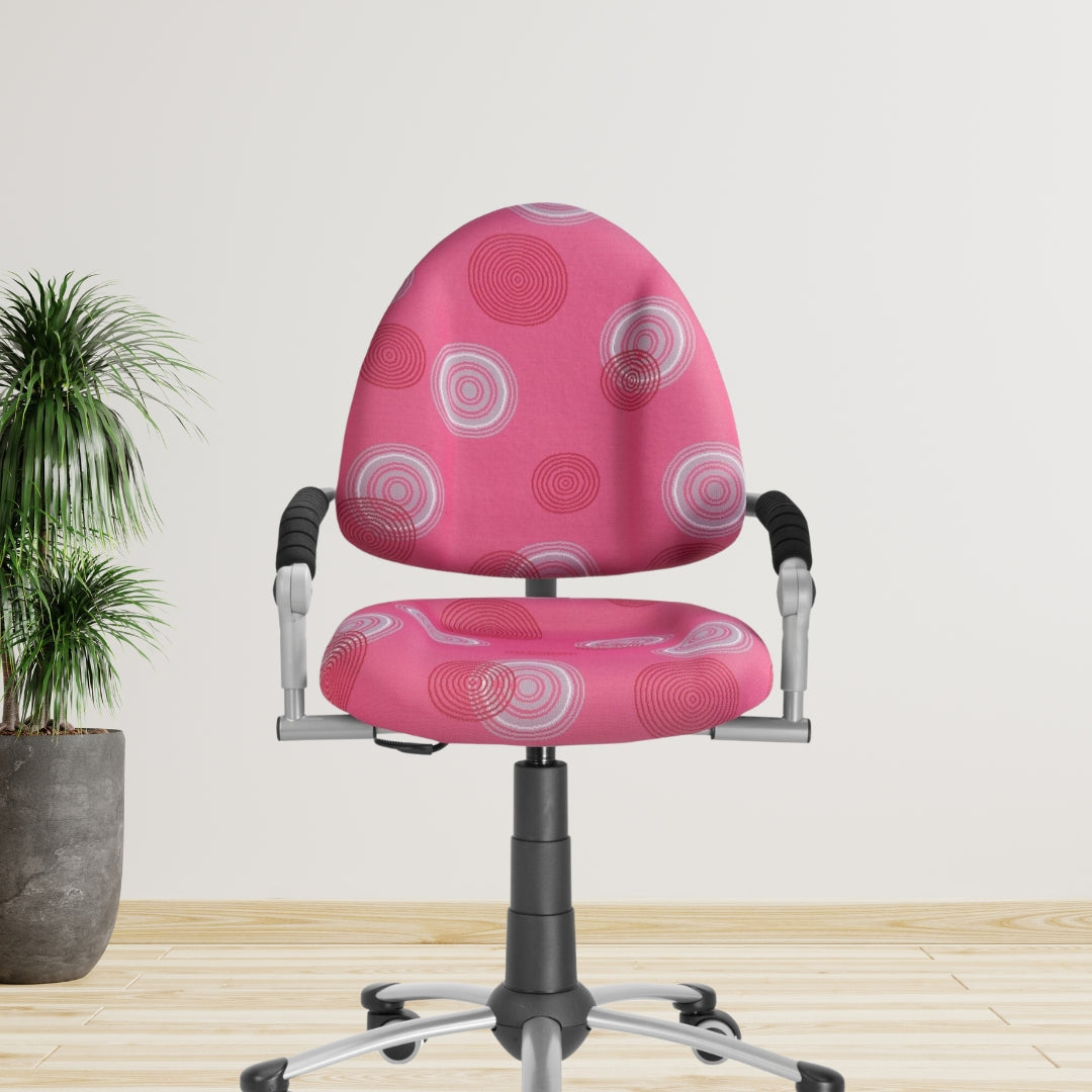 Mayer Ergonomiczne krzesło rosnące z dzieckiem Freaky różowe kółka