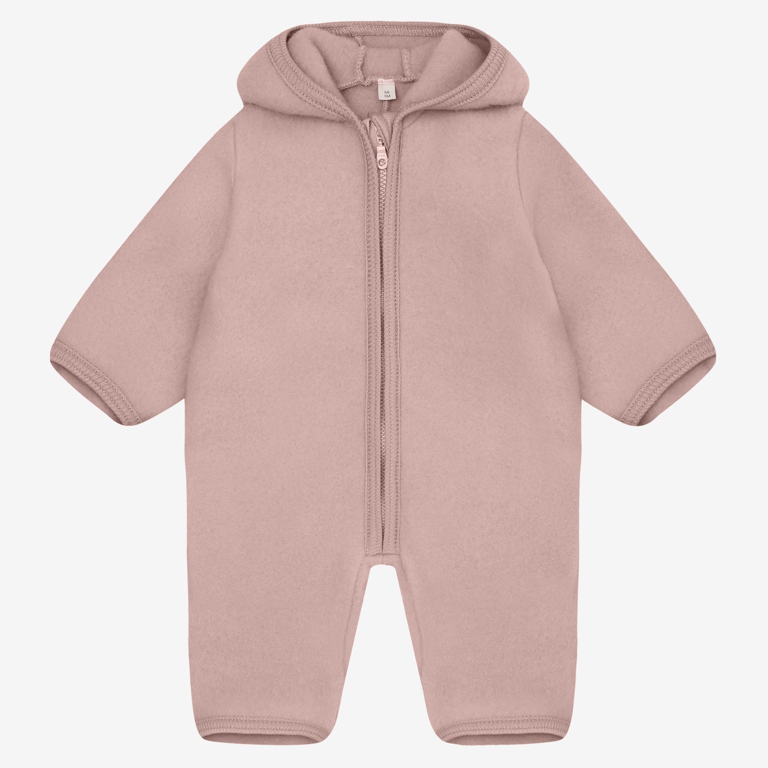 Huttelihut Kombinezon dla niemowlaka z kapturem Mahogany Rose