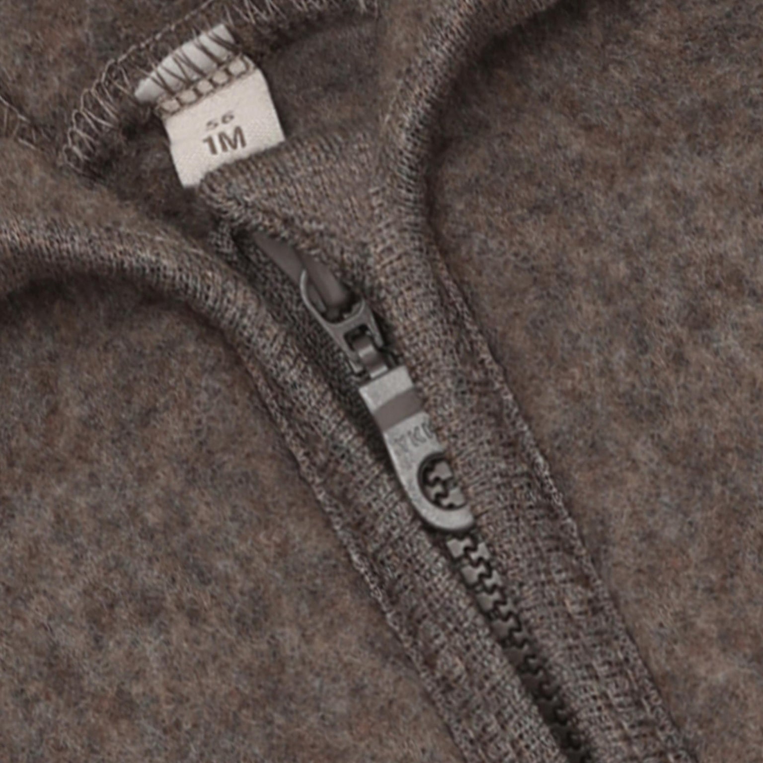 Huttelihut Kurtka dla dzieci wełniana Brown Melange