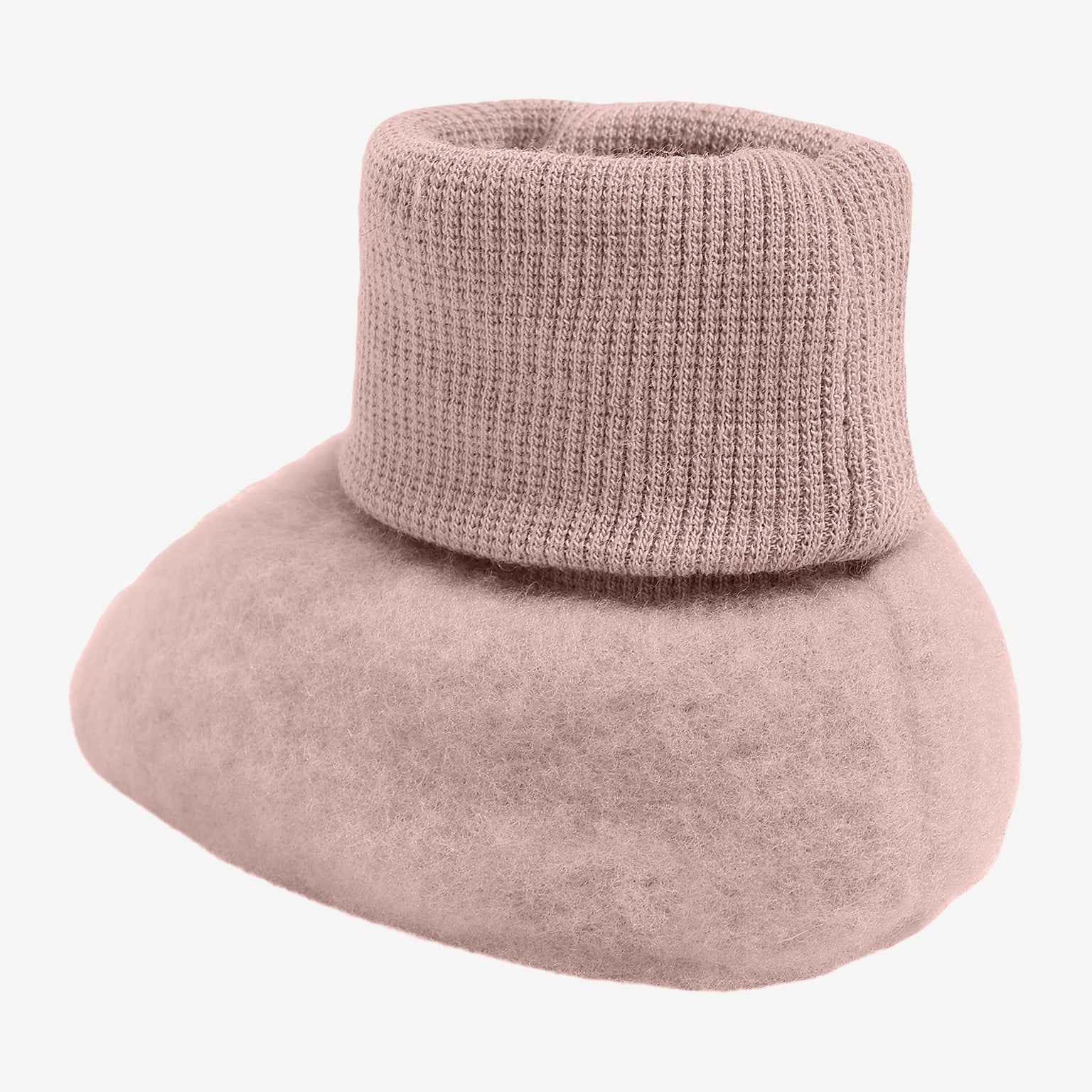 Huttelihut wełniane buciki Fleece Mahogany Rose