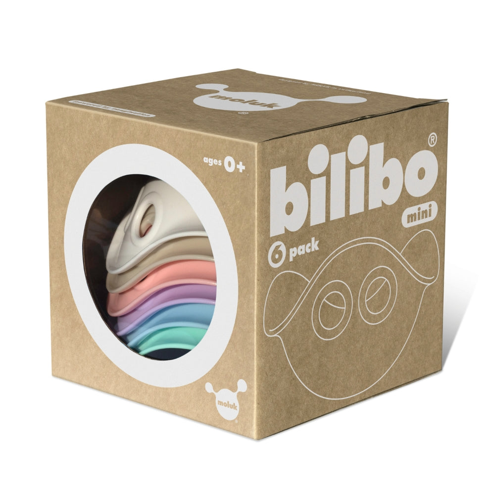 Moluk Mini zestaw 6 muszelek Bilibo mini pastel