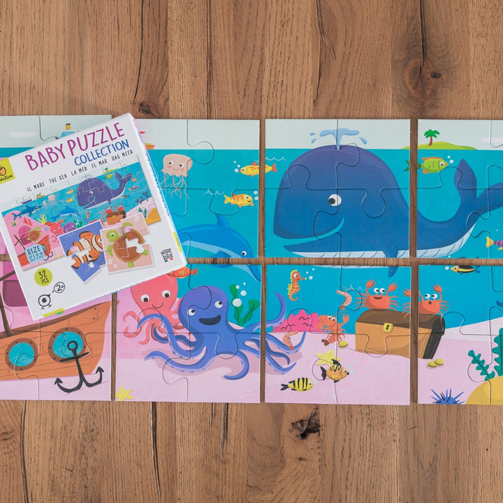 Ludattica Dwustronne puzzle dla dzieci Morze
