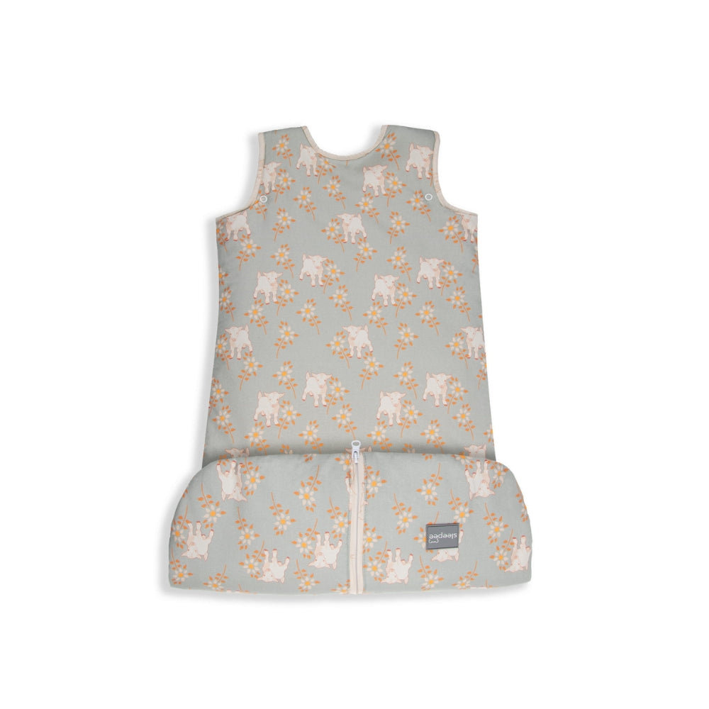 Sleepee Śpiworek do spania Grow Up Vintage Animals Sky Blue