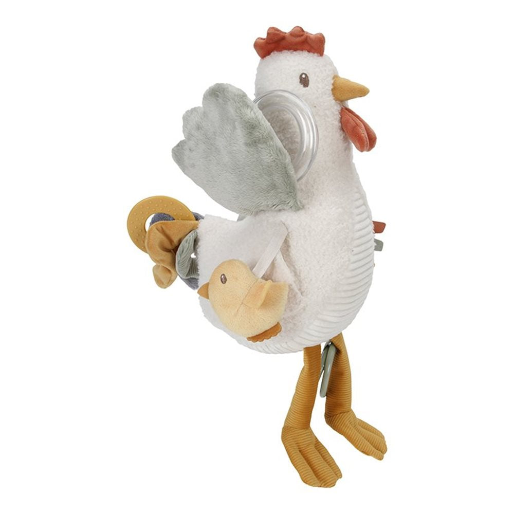 Little Dutch Przytulanka dla niemowlaka aktywizująca Little Farm 25 cm