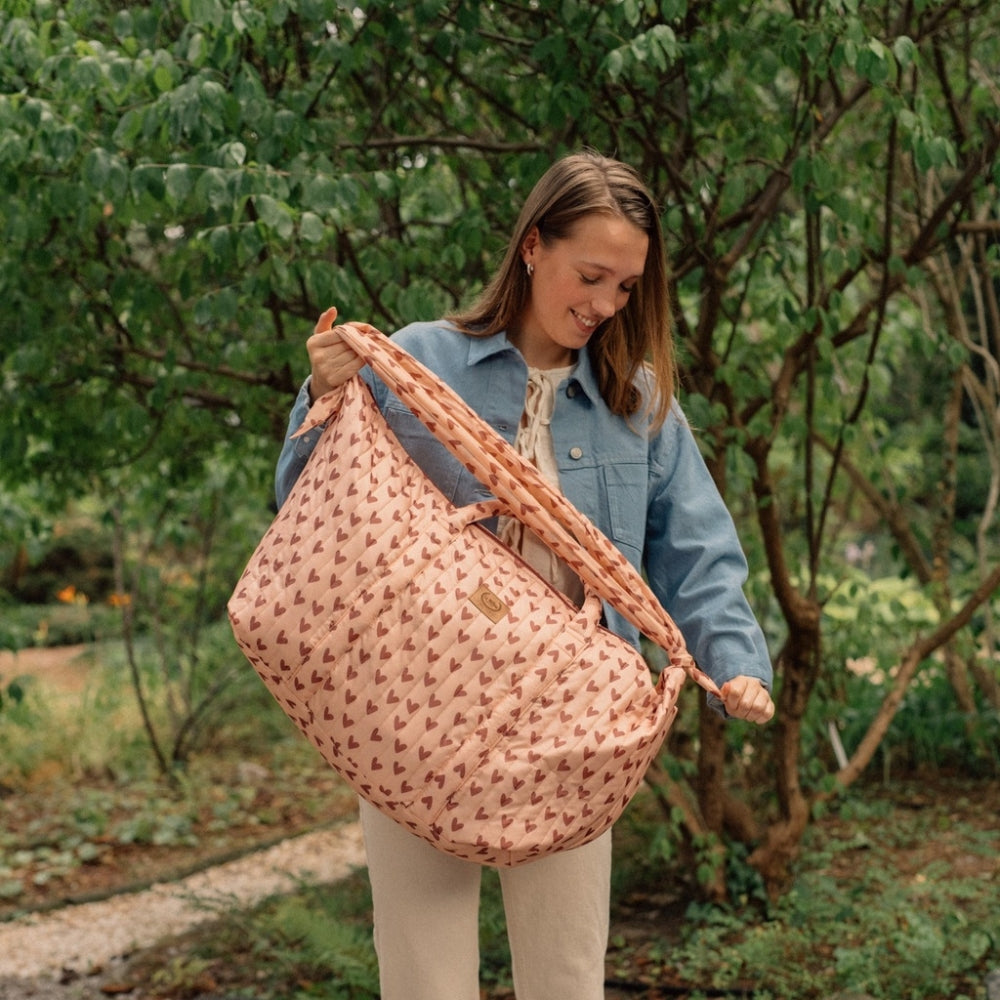 La Millou Torba dla mamy weekendowa Ortalion Heartbeat Pink