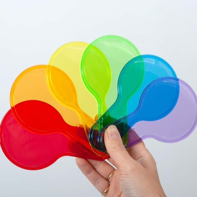 TickiT Zestaw półprzezroczystych kolorowych łopatek sensorycznych 6 sztuk