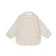Cam Cam Copenhagen Śliniak z rękawami Classic Stripes Camel