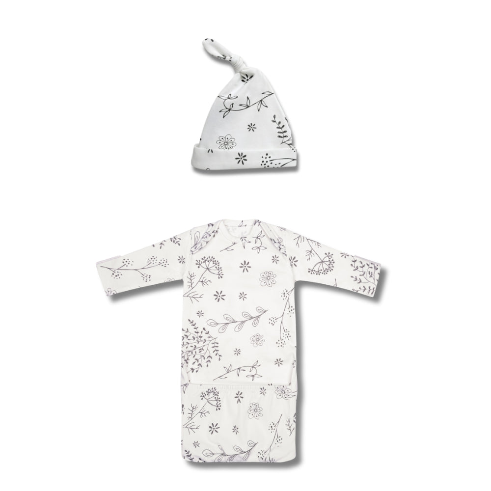Sleepee Kangurek body niemowlęce z Czapeczką Bloom