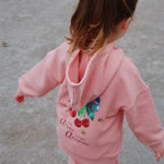 Konges Slojd Bluza dziewczęca z cekinami Lou Mellow Rose