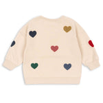 Konges Slojd Bluza dziewczęca Lou Terry Multi Heart