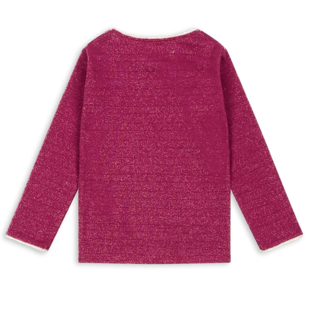 Konges Slojd Bluzka dziewczęca Roli Blouse Sangria