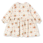Konges Slojd Sukienka dziewczęca Coco dress GOTS Puppy