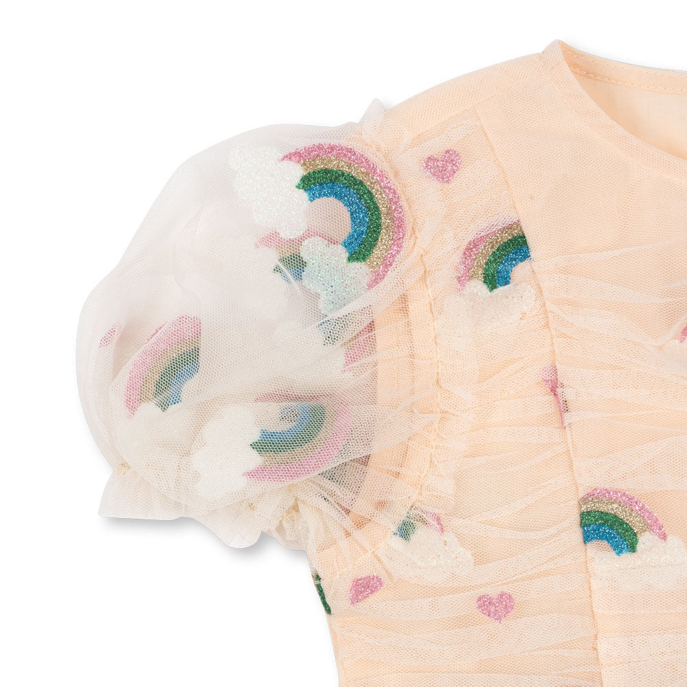 Konges Slojd Sukienka dziewczęca Tullie Rainbow Glitter