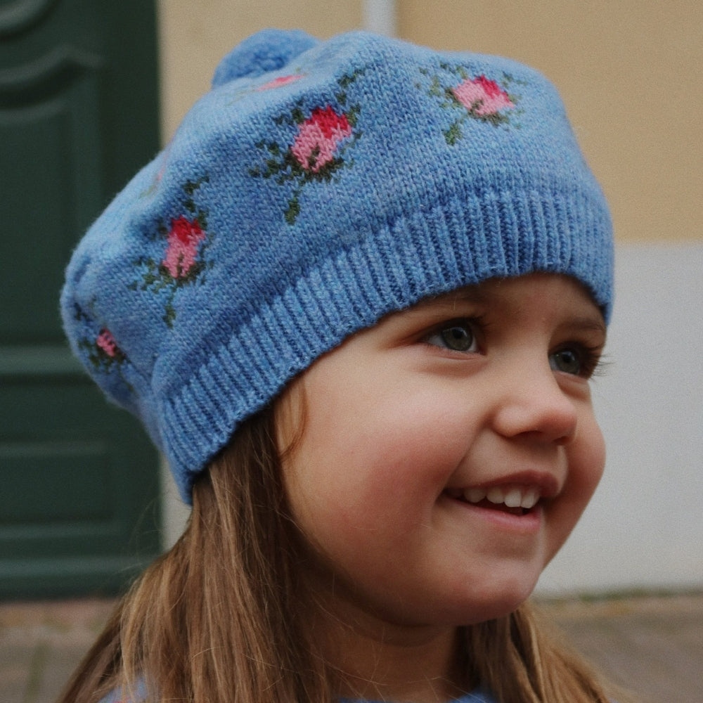 Konges Slojd Beret dziewczęcy Belou Rosie Shades