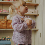 Konges Slojd Sweterek dziewczęcy Isa Lavender Mist